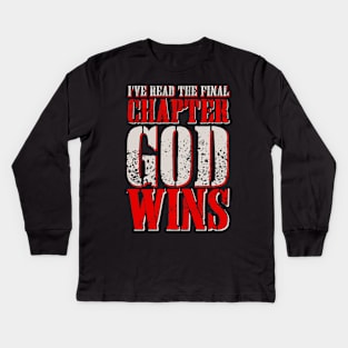 Chapter God Wins Kids Long Sleeve T-Shirt